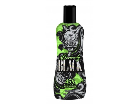 AUSTRALIAN GOLD DEVIOUSLY BLACK 45x tamsus bronzantas, 250ml AUSTRALIAN GOLD DEVIOUSLY BLACK 45x tamsus bronzantas, 250ml